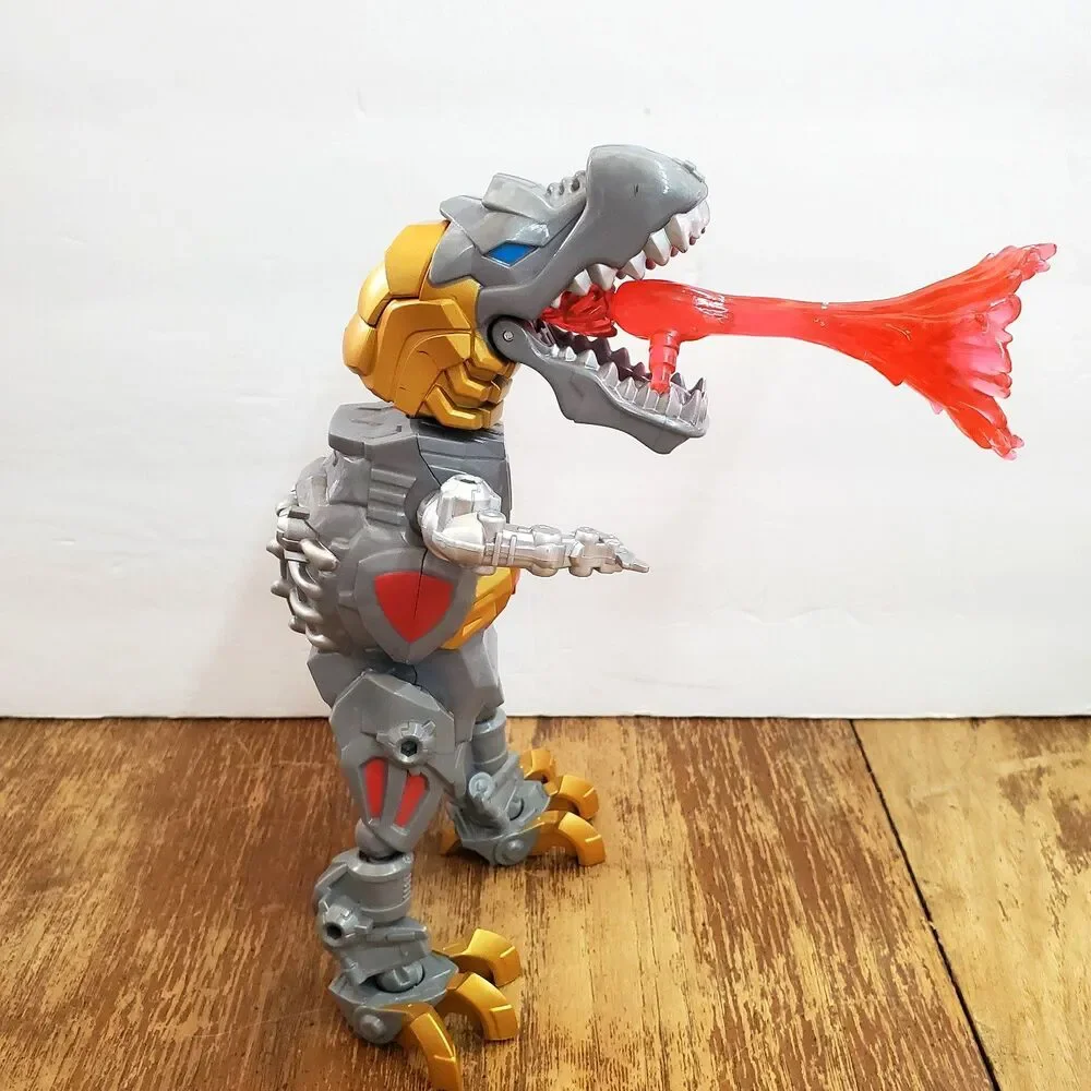 Transformers Hero Mashers Electronic Grimlock 2014 Figure w/ Flame Blast & Gun